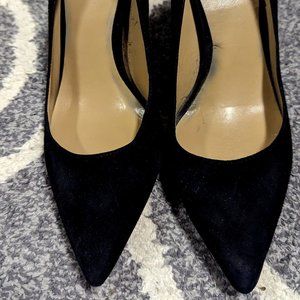 7m Ann Taylor Black Suede High Heel
